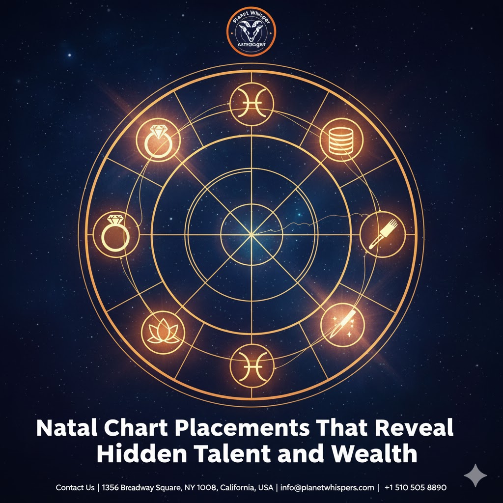Natal Chart Placements That Reveal Hidden Talent and Wealth
