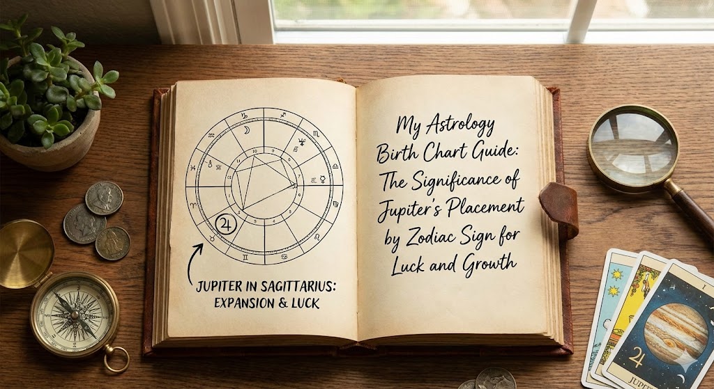 My Astrology Birth Chart Guide The Significance of Jupiter’s Placement by Zodiac Sign for Luck and Growth.
