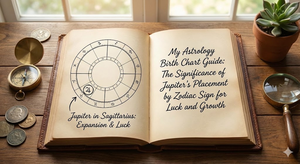 My Astrology Birth Chart Guide The Significance of Jupiter's Placement by Zodiac Sign for Luck and Growth.