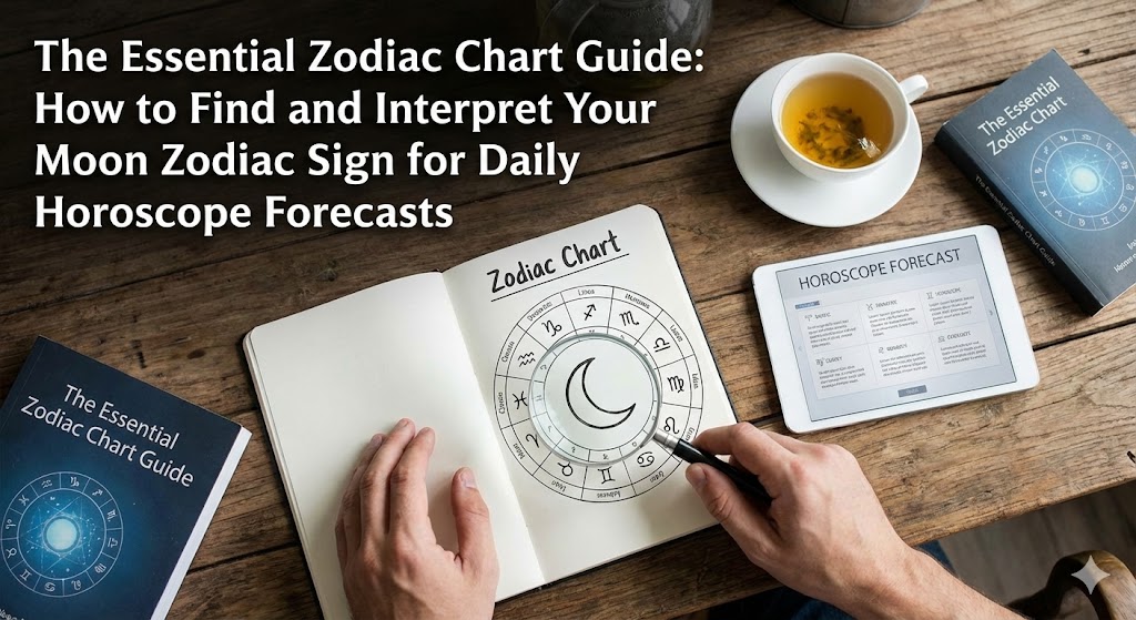 The Essential Zodiac Chart Guide: How to Find and Interpret Your Moon Zodiac Sign for Daily Horoscope Forecasts