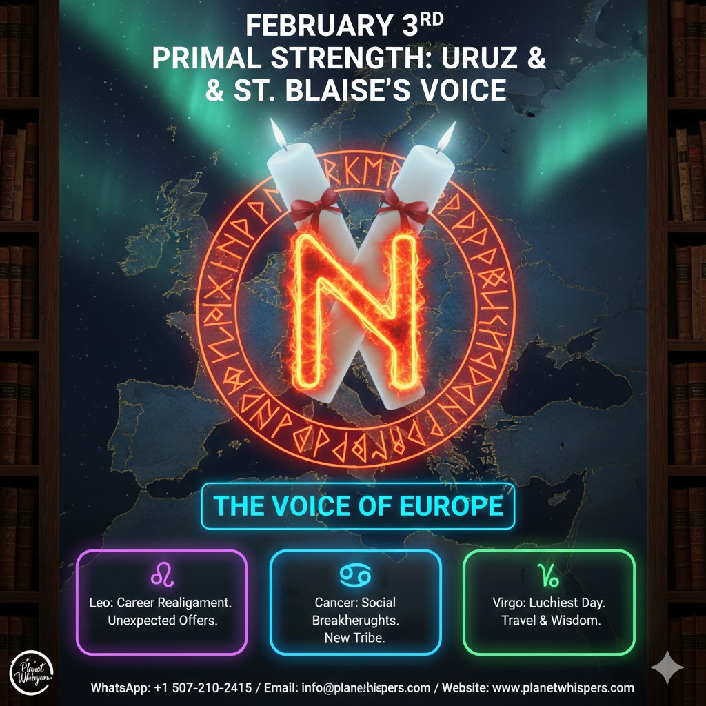 Today’s Horoscope (Feb 3): St. Blaise, The Voice of Europe & Uranus Direct