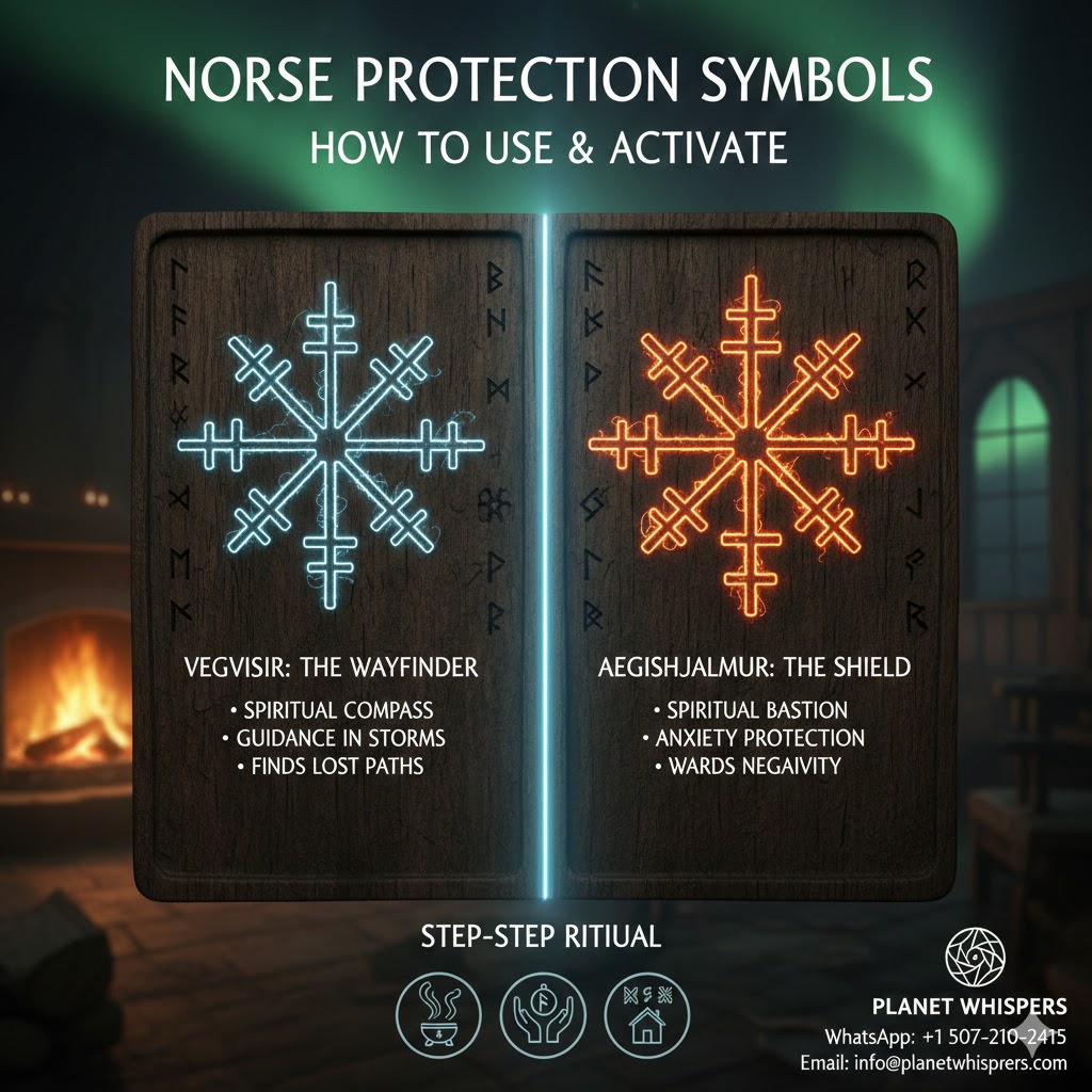 How to Use Norse Protection Symbols: A Guide to the Vegvisir and Helm of Awe
