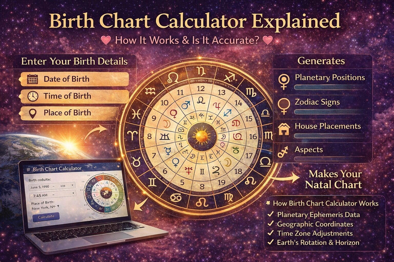 Birth Chart Calculator Explained: How Accurate Is It?