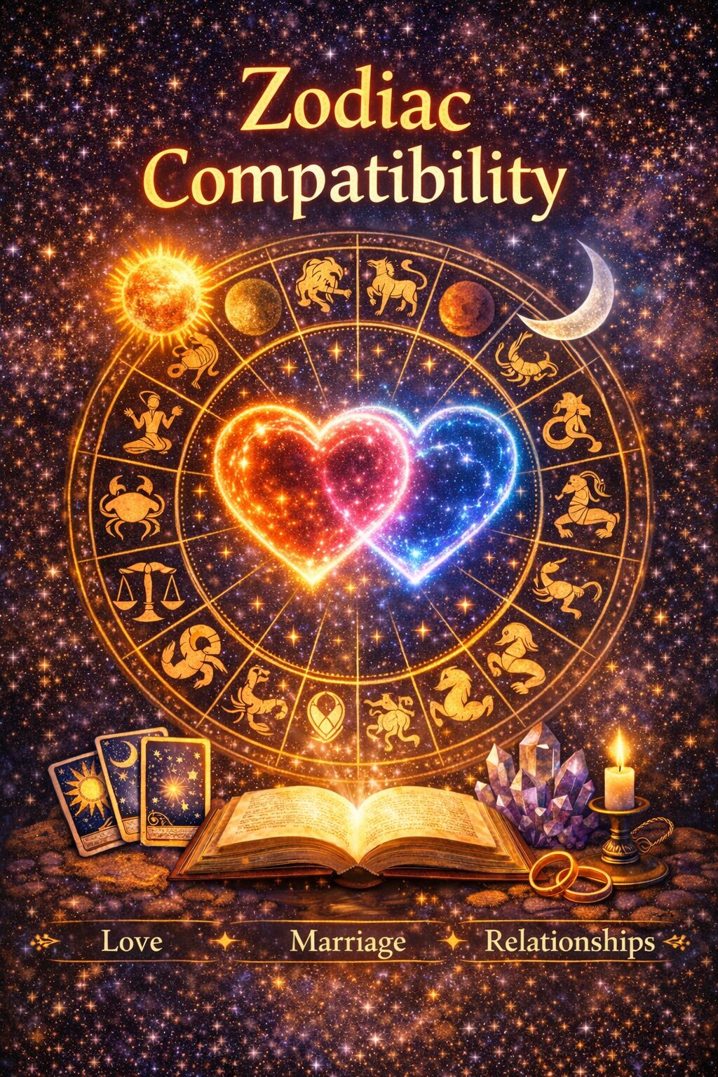 zodiac compatibility astrology chart